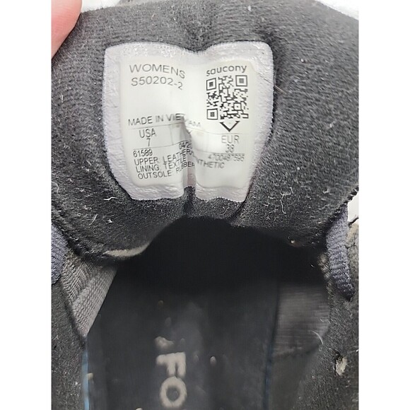 Saucony Grid Omni Walker Women\'s Size 7 Black Athletic Shoes Sneakers 5260-2